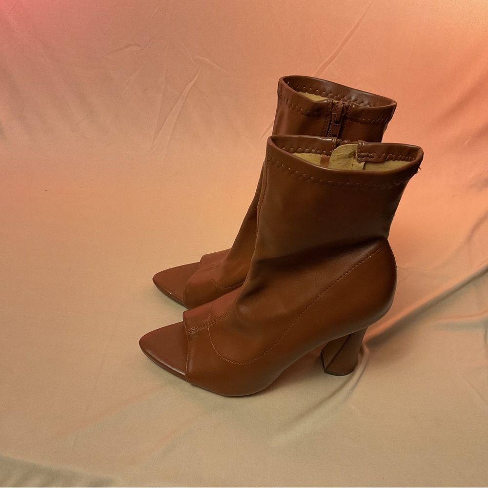 Brown Leather Ankle Boots